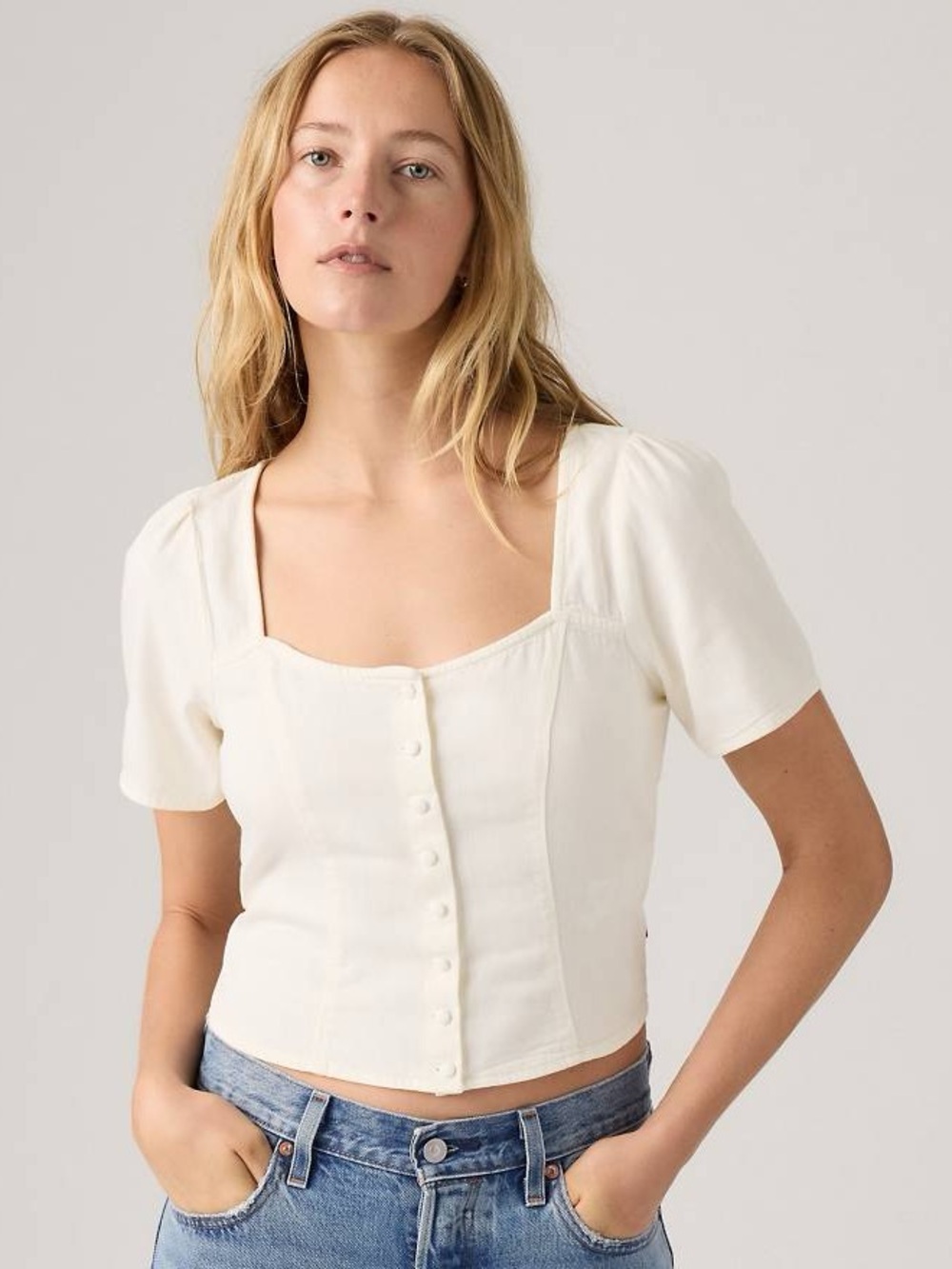 Levi’s pescale short sleeve blouse